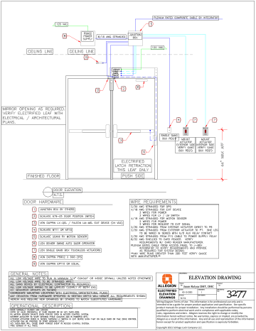Von Duprin 3277 Wiring Diagram | Manualzz