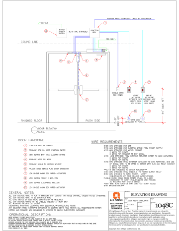 Von Duprin 1048C Wiring Diagram | Manualzz