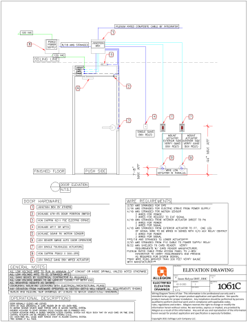 Von Duprin 1061C Wiring Diagram | Manualzz