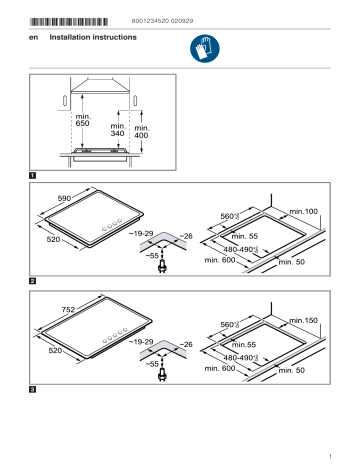 Bosch PNH6B6F10I/01 Installation Instruction | Manualzz