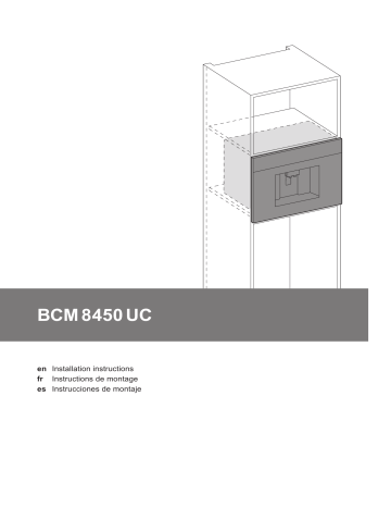 Bosch BCM8450UC/09 Built-in Fully-automatic Coffee Machine Instructions ...