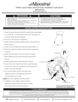 Maxxima MEW-LS511-02 Plastic Lamp Holder Installation instructions