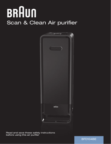 Braun SCAN AND CLEAN AIR PURIFIER Instruction Manual | Manualzz