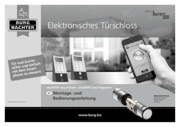 Burg-Wächter SecuENTRY easy Bedienungsanleitung | Manualzz