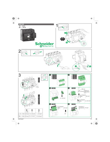 Schneider Electric NG125 circuit-breakers Instruction Sheet | Manualzz
