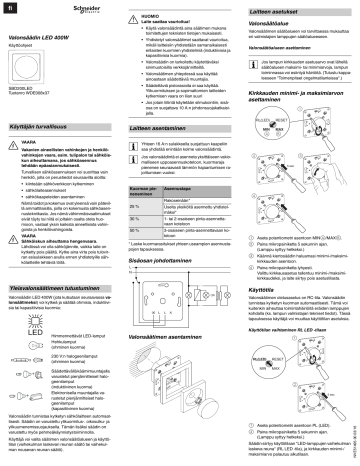 Schneider Electric Exxact Kasutusjuhend | Manualzz