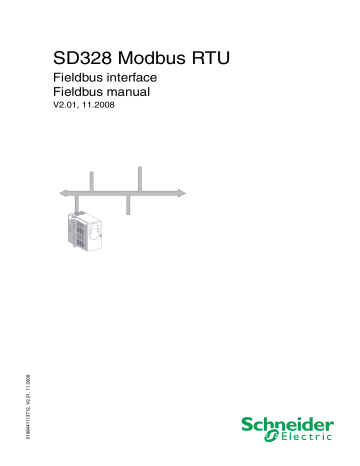 Examples of function codes FC. Schneider Electric SD328 Modbus RTU ...