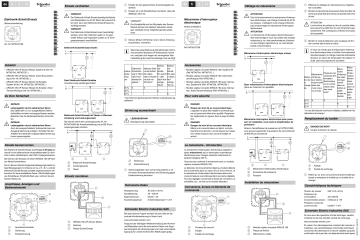 Schneider Electric Merten-inzetstukken- Elektronische schakelaar-sokkel Benutzerhandbuch | Manualzz