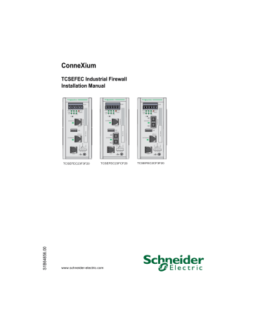 Schneider Electric ConneXium Industrial Ethernet Firewall Installation Manual | Manualzz