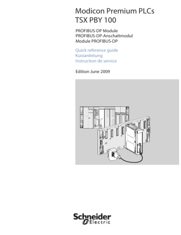 Schneider Electric TSXPBY100 PROFIBUS-DP Module Referenzhandbuch | Manualzz