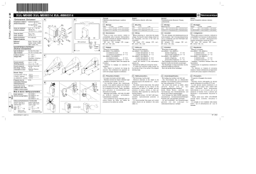 Schneider Electric XULM06... / XULM08... Compact photo-electric sensor, thru-beam type Benutzerhandbuch | Manualzz
