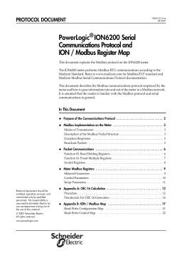 PowerLogic ION6200 User Guide | AI Chat & PDF Download