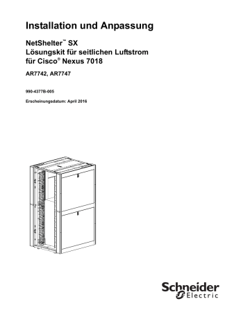 Schneider Electric NetShelter SX Airflow Solution Kit Benutzerhandbuch | Manualzz