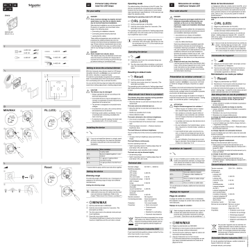 Schneider Electric UNICA Mode d'emploi | Manualzz