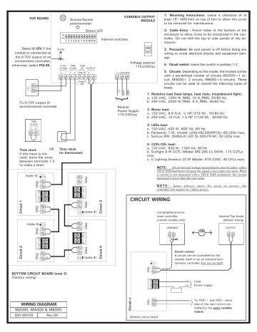 Cumberland M2000-M4000-M8000 Wiring Diagram | Manualzz