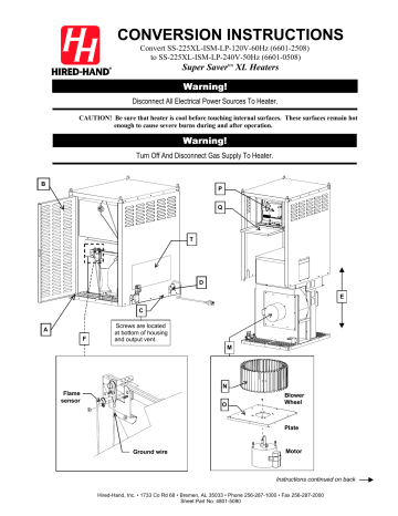 Cumberland Heater Owner's Manual | Manualzz