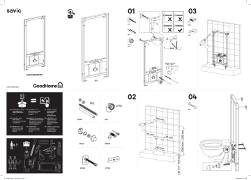 GoodHome Toilet frame & cisterns Instruction manual | Manualzz