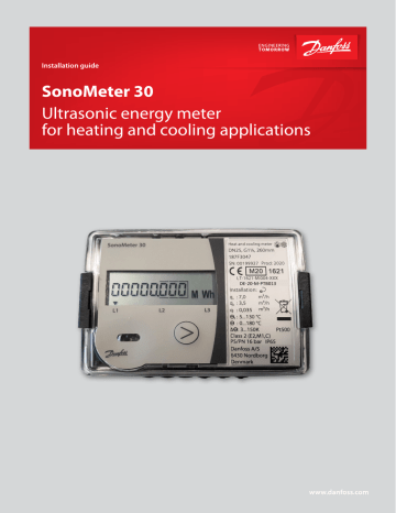 Danfoss SonoMeter 30 Ultrasonic Energy Meter User Guide | Manualzz