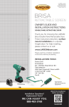 Weather Star 77020561 72 in. x 78 in. Brisa Black Short Double Retractable Screen Door Kit Instructions