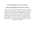 Power Planter TIP-457-THD USA Replacement Heavy-Duty Digging Tip for THD Augers Instructions