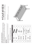 SAFAVIEH PAT6704K Karoo 70.1 in. 3-Person Dark Slate Gray Acacia Wood Outdoor Bench Installation Guide