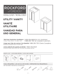 Foremost ROIGLC3021 Rockford 30 in. Laundry Vanity installation Guide
