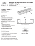 Brilliant Evolution BRRC124M LED White Under Cabinet Light Product Manual
