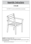 Noble House 37147 Teak Brown 9-Piece Wood Rectangular Outdoor Dining Set Instructions