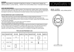 JONATHAN Y JYL1091A Atomic Caged 26.5 in. Edison Bulb Metal/Marble Modern LED Table Lamp, Oil Rubbed Bronze Instructions