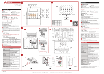 Hikvision DS-PK1-LRT-HWB Wired Intrusion Alarm Guide de démarrage ...