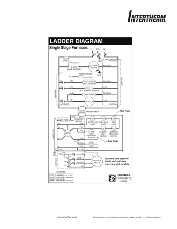 Intertherm MG1E Wiring Diagram | Manualzz