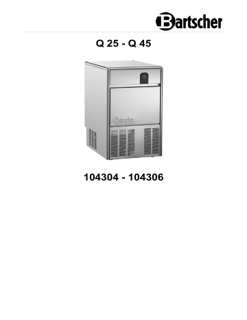 Bartscher 104304 ice cube maker Q 26 Operativne instrukcije | Manualzz