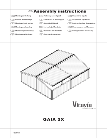 Stilvolle Vitavia Gewchshaus Aufbauanleitung Pdf Ebenbild