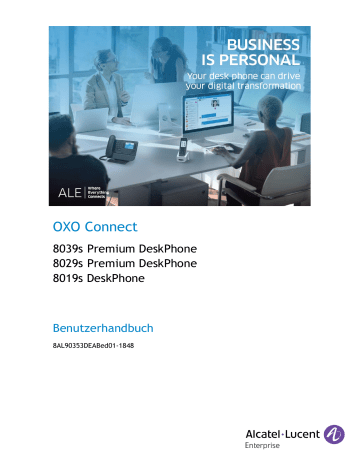 Alcatel-Lucent 8019s, 8039s Premium DeskPhone Benutzerhandbuch | Manualzz