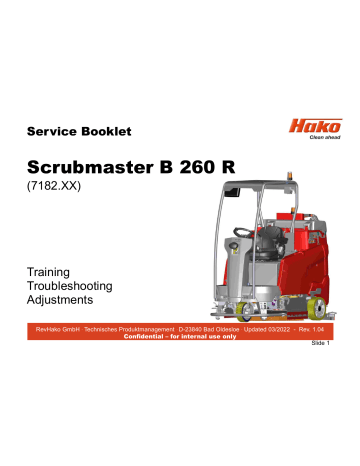 PowerBoss SCRUBMASTER B260 R Rider Scrubber Service Manual | Manualzz