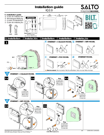 Salto IQ Peripherals Installation Guide | Manualzz