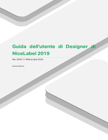 NiceLabel 2019 Designer Express Guida utente | Manualzz