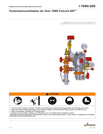 Victaulic FireLock NXT™ Series 768N Dry Valve Installation manual