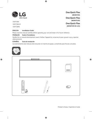 LG 43HT3WJ-B Quick Guide | Manualzz