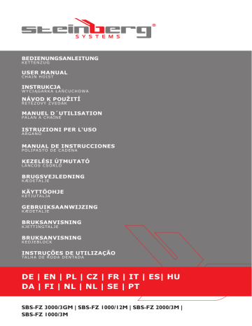 Paranco Manuale A Catena SBS-FZ - 1000 Kg, 12 M - Foto 3