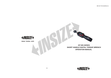 INSIZE IST-WSxxx Operation Manual | Manualzz