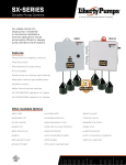 Liberty Pumps SXL24=3 SX Series 240V 1-Phase Simplex Control Panel Specification