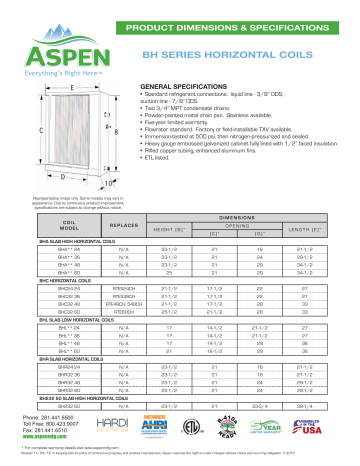 Aspen Manufacturing BHA3236DD 3 Ton Horizontal Slab Coil Specification ...