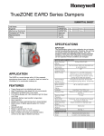Honeywell Home M847D-VENT 4-31/32 in. 2-Position Spring Return Direct Drive Damper Actuator Specification