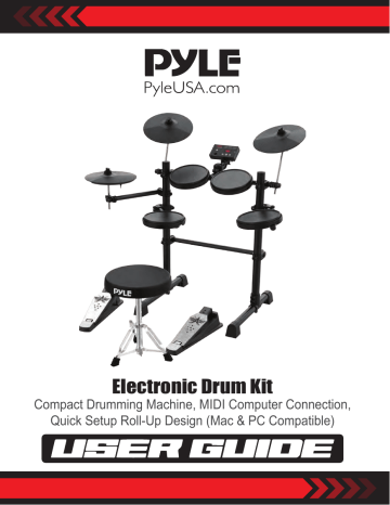 Pyle Pro PEDKITPRO100 Electronic Drum Kit Manual | Manualzz