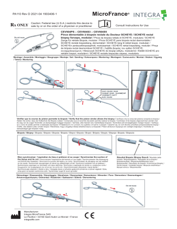 Integra MicroFrance® Scheye Rectal Biopsy Forceps, Modular Mode d ...