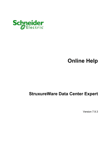 Schneider Electric Data Center Expert User Manual | Manualzz