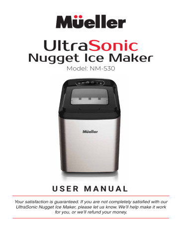 Mueller NM-530 UltraSonic Nugget Ice Maker User Manual | Manualzz