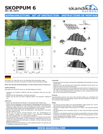 Skandika Skoppum 6 Instructions Manualzz