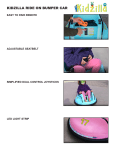 Kidzilla 97099 6-Volt Kids Bumper Car Battery Kids Purple Electric Ride on Toy Car Instructions